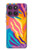 S4037 Motif zèbre coloré Etui Coque Housse pour Motorola Edge 60 Pro