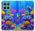 S4058 Aquarium coloré Etui Coque Housse pour Motorola Edge 60 Fusion