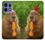 S4068 Papillon capybara Etui Coque Housse pour Motorola Edge 50 Pro