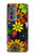 S4043 Fleurs colorées dessin animé Etui Coque Housse pour Motorola Edge (2022)