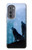 S4053 Couple de deux loups hurlant dans la forêt Etui Coque Housse pour Motorola Edge (2022)