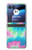S4033 Typage tie-dye pastel Etui Coque Housse pour Motorola Razr 40 Ultra
