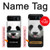 S4049 Panda mignon tirant la langue Etui Coque Housse pour Motorola Razr 40