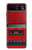 S4073 Cassette rouge vintage Graphique du joueur Etui Coque Housse pour Motorola Razr 40