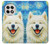 S4064 Chien souriant La Nuit étoilée de Van Gogh Etui Coque Housse pour OnePlus 13R