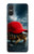 S4056 Tortue de Madagascar à bonnet rouge Etui Coque Housse pour Sony Xperia 10 VI