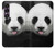S4049 Panda mignon tirant la langue Etui Coque Housse pour Sony Xperia 1 VII