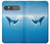 S0843 Baleine bleue Etui Coque Housse pour Sony Xperia 10 VII