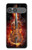S0864 Violon feu Etui Coque Housse pour Sony Xperia 10 VII