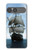 S1096 Bateau à voile dans un océan Etui Coque Housse pour Sony Xperia 10 VII, 10 VIII