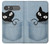 S2641 Noir Chat Poche Etui Coque Housse pour Sony Xperia 10 VII