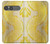 S2713 Serpent jaune imprimé graphique Peau Etui Coque Housse pour Sony Xperia 10 VII
