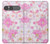 S3036 Flore de fleur rose douce Etui Coque Housse pour Sony Xperia 10 VII