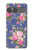 S3265 Motif Fleur millésimé Etui Coque Housse pour Sony Xperia 10 VII