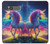 S3977 Licorne colorée Etui Coque Housse pour Sony Xperia 10 VII, 10 VIII