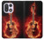 S0415 Graver guitare feu Etui Coque Housse pour OnePlus 15