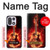 S0415 Graver guitare feu Etui Coque Housse pour OnePlus 15
