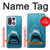 S0830 Requin blanc Etui Coque Housse pour OnePlus 15