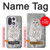 S1566 Milou Blanc Chouette Chouette Etui Coque Housse pour OnePlus 15