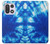 S1869 Tie Dye Bleu Etui Coque Housse pour OnePlus 15