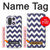 S2345 Marine Bleu Shavron Zig zag Etui Coque Housse pour OnePlus 15