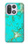 S2377 Turquoise Texture Motif imprimé Gemme Etui Coque Housse pour OnePlus 15
