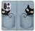 S2641 Noir Chat Poche Etui Coque Housse pour OnePlus 15