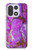 S2907 Violet Turquoise Pierre Etui Coque Housse pour OnePlus 15