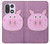 S3269 Porc Dessin animé Etui Coque Housse pour OnePlus 15