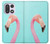 S3708 Flamant rose Etui Coque Housse pour OnePlus 15