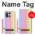 S3849 Couleurs verticales colorées Etui Coque Housse pour OnePlus 15