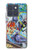 S0588 mur de graffiti Etui Coque Housse pour Motorola Edge 70