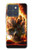 S0863 De feu crâne Etui Coque Housse pour Motorola Edge 70