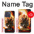S0863 De feu crâne Etui Coque Housse pour Motorola Edge 70