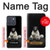 S0878 Ours noir Etui Coque Housse pour Motorola Edge 70