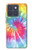 S1697 Tie Dye coloré imprimé graphique Etui Coque Housse pour Motorola Edge 70