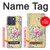 S2229 Fleurs millésimé Etui Coque Housse pour Motorola Edge 70