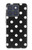 S2299 Noir Pois Etui Coque Housse pour Motorola Edge 70