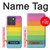 S2363 Arc en ciel Motif Etui Coque Housse pour Motorola Edge 70