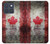 S2490 Canada Feuille d'érable Drapeau Texture Etui Coque Housse pour Motorola Edge 70