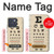 S2502 Tableau d'examen des yeux Etui Coque Housse pour Motorola Edge 70
