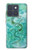 S2653 Dragon Vert Turquoise Pierre Graphique Etui Coque Housse pour Motorola Edge 70