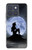 S2668 Silhouette sirène Lune Nuit Etui Coque Housse pour Motorola Edge 70