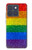 S2683 Arc en ciel Fierté LGBT Drapeau Etui Coque Housse pour Motorola Edge 70