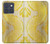 S2713 Serpent jaune imprimé graphique Peau Etui Coque Housse pour Motorola Edge 70