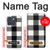 S2842 Noir et blanc Buffle motif de vérification Etui Coque Housse pour Motorola Edge 70