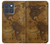 S2861 Carte antique du monde Etui Coque Housse pour Motorola Edge 70