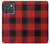 S2931 Rouge Buffle motif de vérification Etui Coque Housse pour Motorola Edge 70