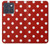 S2951 Rouge Pois Etui Coque Housse pour Motorola Edge 70