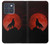 S2955 Loup Hurlant Rouge Lune Etui Coque Housse pour Motorola Edge 70